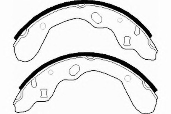 NECTO N1526 Brake Shoe Set